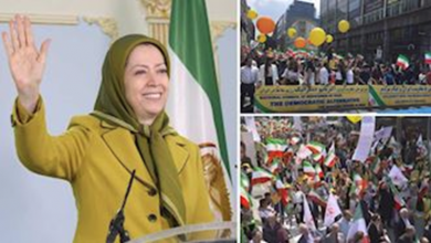 Grande manifestation des Iraniens à Bruxelles