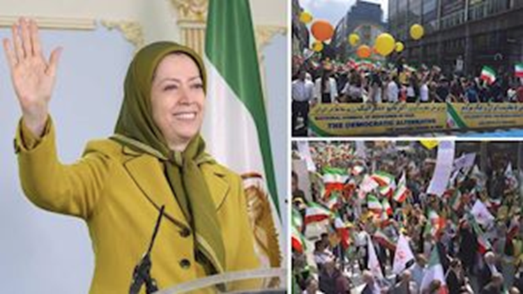 Grande manifestation des Iraniens à Bruxelles