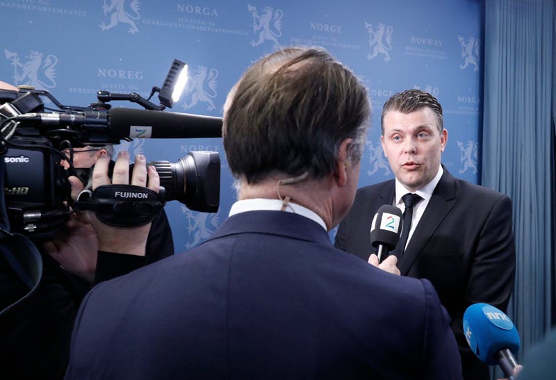La lettre du représentant du CNRI au ministre norvégien de la Justice
