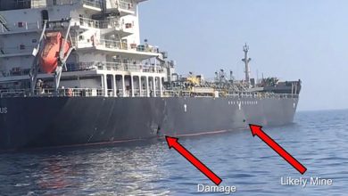 Les États-Unis publient une vidéo montrant les pasdaran en train d'enlever une mine non explosée d'un pétrolier du Golfe