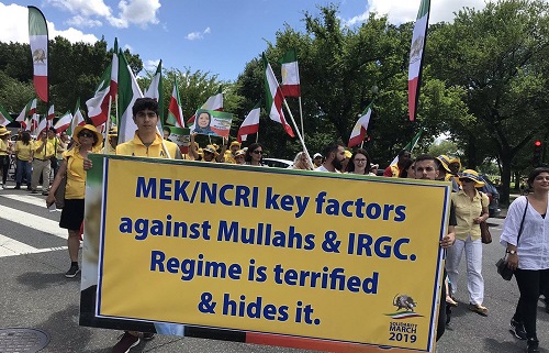 À Washington, les opposants font valoir l’alternative démocratique au régime iranien