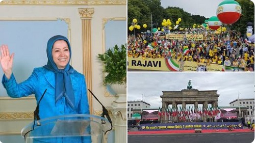 Grande marche à Berlin pour un changement de régime en Iran