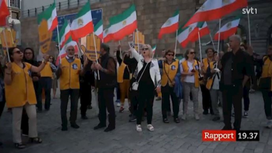 les manifestants iraniens à Stockholm