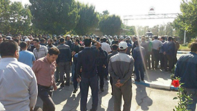 Iran : Manifestation des travailleurs d’Azarab