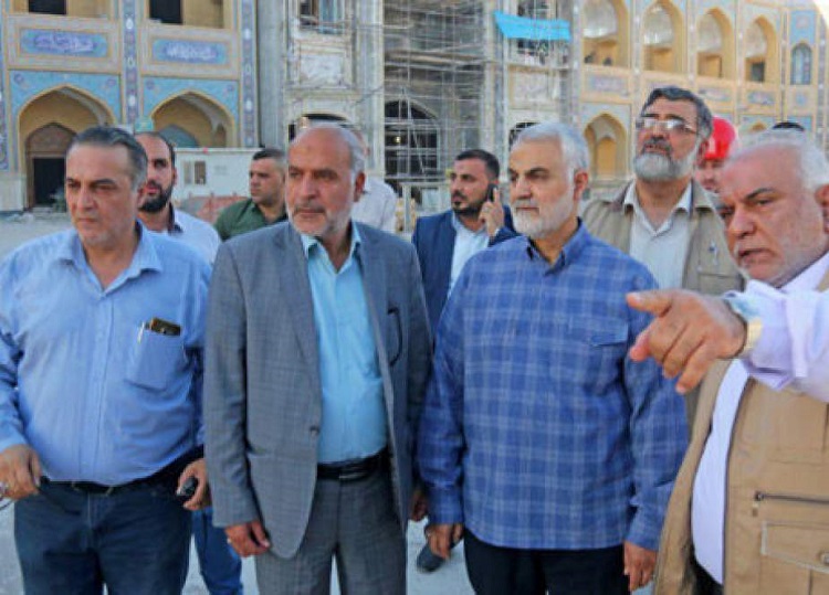 Une branche de la force Qods en Irak : Le QG de la reconstruction des sanctuaires saints