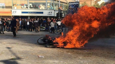 les manifestants en Iran
