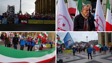 Des centaines de partisans du CNRI se rassemblent à Paris en solidarité avec les manifestations en Iran