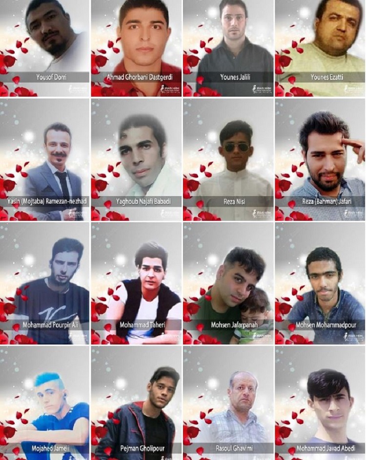 Publication de 27 nouveaux noms de tués lors du soulèvement national en Iran