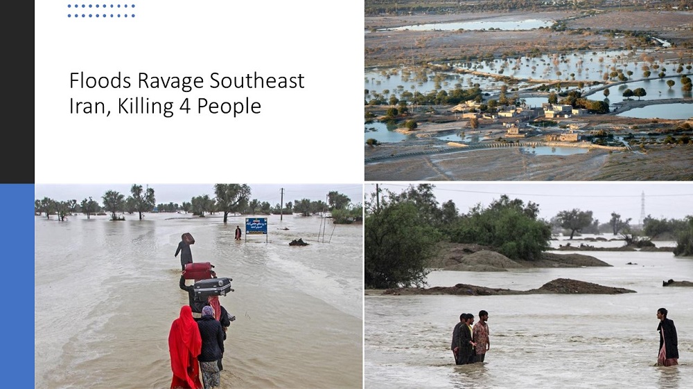 Les inondations ravagent le sud-est de l'Iran