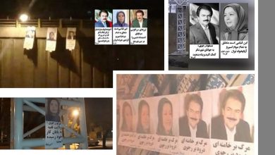 Iran : des affiches et messages de Massoud Radjavi à Téhéran et dans d’autres villes