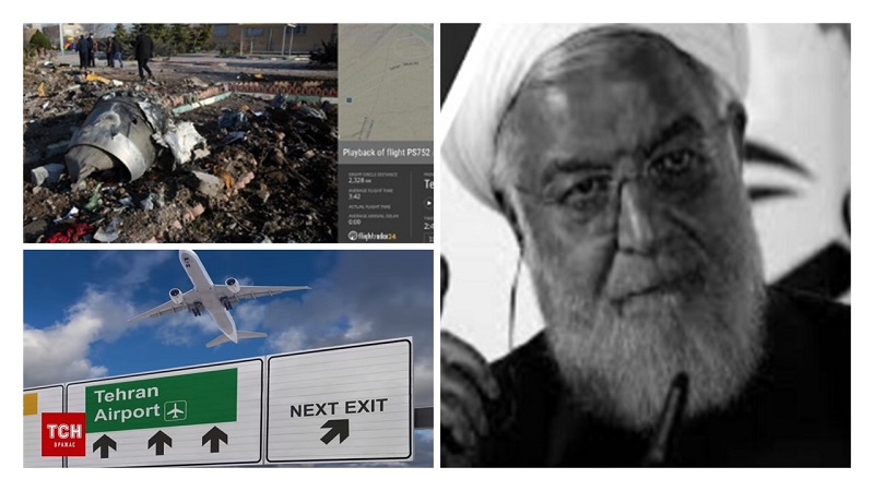 ukrainienne prouve que Rohani était au courant du crash de l'avion