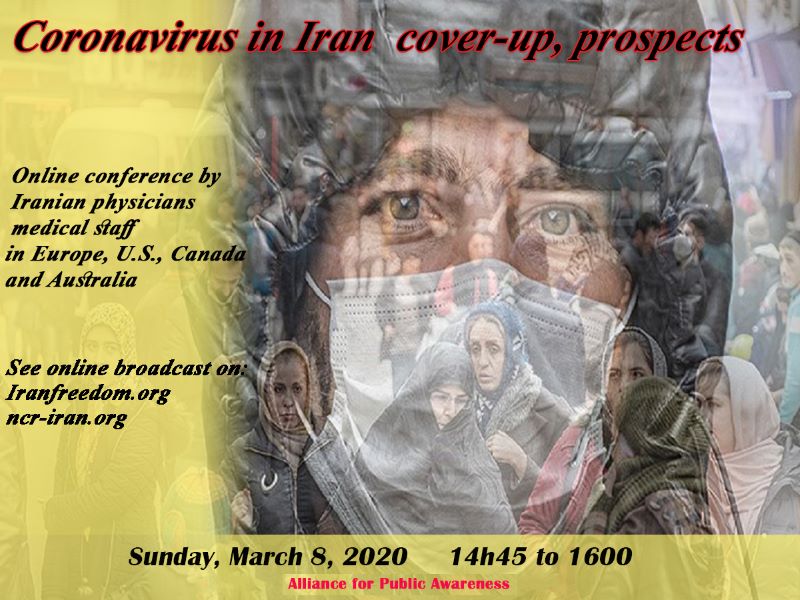 Conférence en ligne : Coronavirus en Iran, dissimulation, perspectives