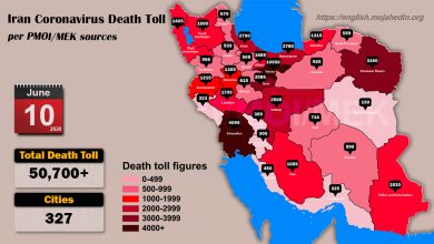 dans 329 villes d’Iran dépasse les 50.700.