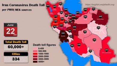 au Covid-19 dans 334 villes d’Iran dépasse les 60.000.