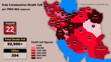 Iran : plus de 92.900 décès dus au coronavirus dans 394 villes