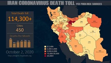 Iran : Plus de 114.300 décès dus au coronavirus dans 450 villes