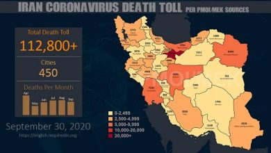 Iran : Plus de 112.800 décès du coronavirus dans 450 villes