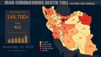 Iran : le nombre de décès dus au coronavirus dépasse les 149.700 dans 462 villes