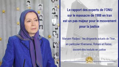 Maryam Radjavi : le rapport des experts de l’ONU rend nécessaire le renvoi du dossier du massacre de 1988 devant le CSNU