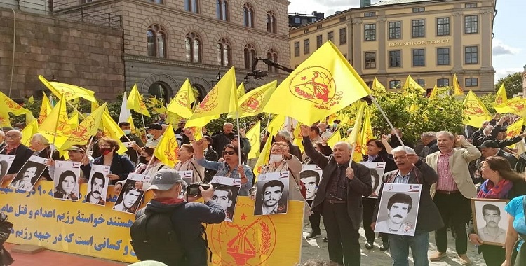 Manifestation en Suède : mettre fin à l’impunité du régime pour le massacre de 1988 en Iran
