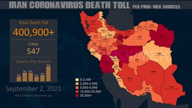 Le nombre de décès sus au coronavirus dépasse les 400.000 en Iran