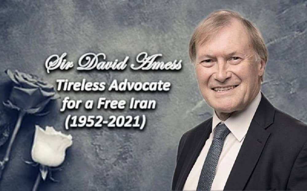 En mémoire de Sir David Amess : l’engagement de plusieurs décennies pour un Iran libre