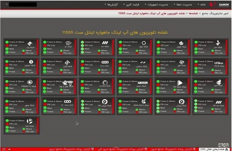Le réseau de l’organisation de radiodiffusion d’État iranienne perturbé