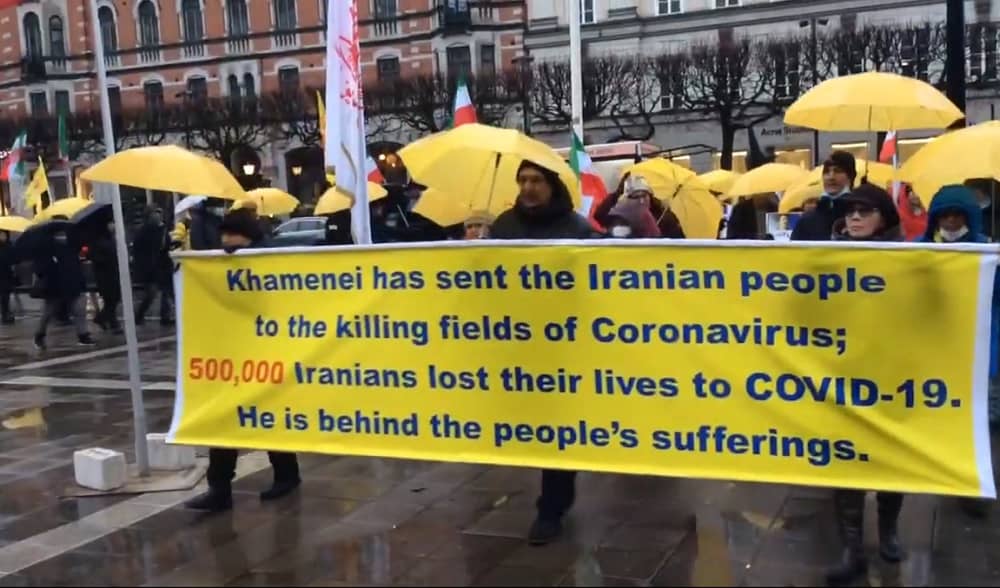 1ère semaine de février – Les appels à la liberté et à la justice en Iran résonnent dans les villes européennes