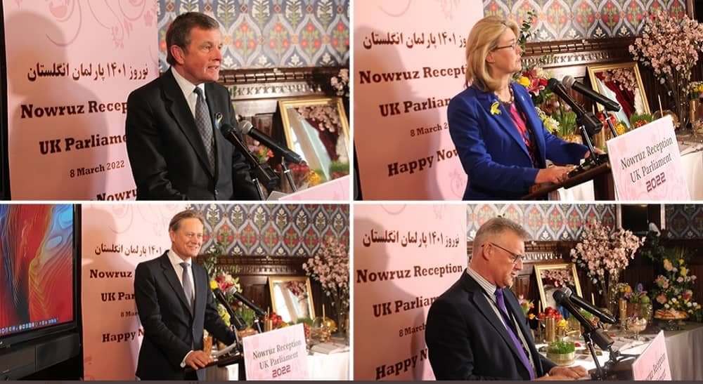 Les législateurs britanniques appellent le gouvernement à désigner les pasdaran comme une organisation terroriste et à soutenir le plan en dix points de Radjavi Par Mohammad Sadat Khansari 1 avril 2022 ShareFacebookTwitterPinterestWhatsApp Les législateurs britanniques appellent le gouvernement à désigner les pasdaran comme une organisation terroriste et à soutenir le plan en dix points de Radjavi Pour célébrer l’Aïd Norouz, la nouvelle année du calendrier perse, les membres du Parlement britannique et les membres de la communauté iranienne au Royaume-Uni se sont réunis à Londres le 24 mars. L’événement tenu à la Chambre des Communes britannique a été suivi par plusieurs membres du parlement qui ont félicité le peuple iranien et sa Résistance pour la nouvelle année tout en condamnant les violations croissantes des Droits de l’Homme en Iran. Les législateurs britanniques ont appelé à la poursuite des responsables du régime iranien, y compris le président des mollahs, Ebrahim Raïssi, pour son rôle actif dans la Commission de la mort et pour avoir ordonné des exécutions massives lors du massacre des prisonniers politiques en 1988. Ils ont également appelé le gouvernement britannique à reconnaître le droit du peuple iranien à combattre le régime et à s’engager officiellement dans sa résistance organisée. Les orateurs ont souligné le rôle crucial des Gardiens de la révolution du régime dans l’exportation du terrorisme et la répression du peuple iranien et ont insisté sur le fait que la conduite des pasdaran est conforme aux critères d’une organisation terroriste en vertu de la loi de 2000 sur le terrorisme. Les législateurs britanniques ont demandé un boycott et une large désignation des pasdaran comme une entité terroriste et ont appelé la ministre britannique des Affaires étrangères, Elizabeth Truss, à travailler avec le ministère de l’Intérieur pour répertorier et sanctionner les pasdaran. La présidente élue du Conseil national de la Résistance iranienne, Maryam Radjavi, a envoyé un message vidéo et s’est adressée à l’assemblée. Dans son discours, David Jones, député et ancien secrétaire d’Etat pour le Pays de Galles et ministre du Brexit, a commémoré le regretté Sir David Amess, un grand ami de la Résistance iranienne et l’un des plus anciens membres du Parlement britannique. « Le régime des mollahs est maintenant plus faible et plus impuissant que jamais. Il voit dans le plan en 10 points de Mme Radjavi une augmentation de sa popularité internationale et une reconnaissance comme alternative démocratique viable à sa théocratie. Le gouvernement britannique doit reconnaître et soutenir le CNRI, dirigé par Maryam Radjavi, et la lutte du peuple iranien pour la liberté et la démocratie », a-t-il déclaré. « Nous exhortons le gouvernement à adopter une politique forte à l’égard de l’Iran, qui interdise les Gardiens de la révolution en tant qu’organisation terroriste étrangère et impose des sanctions en matière de Droits de l’Homme, notamment à l’encontre d’Ebrahim Raïssi », a déclaré Matthew Offord, membre du Parlement britannique. « Je suis la nouvelle représentante conservatrice de Southend West, la même circonscription que Sir David Amess représentait précédemment au Parlement », a déclaré la députée Anna Firth. « Je ferai de mon mieux pour perpétuer l’héritage de Sir David et travailler avec les autres membres du Parlement pour soutenir le Conseil national de la Résistance iranienne et tenir le régime responsable de ses violations des Droits de l’Homme et de ses activités déstabilisatrices dans la région, ainsi que de son soutien au terrorisme. » Félicitant le peuple iranien, les membres de l’Organisation des Moudjahidine du Peuple d’Iran (OMPI) basés à Achraf 3, à l’occasion de Norouz et de la nouvelle année, Bob Blackman, député, a déclaré : « Le complot déjoué à Paris nous a appris que le régime utilise régulièrement ses ambassades, ses centres culturels et ses diplomates en Europe pour diffuser le terrorisme et mener des opérations terroristes, notamment en recrutant des agents qui sont payés des dizaines de milliers d’euros sur plusieurs années. Par conséquent, il est absolument vital de fermer les ambassades et les centres culturels du régime et d’expulser leurs ambassadeurs, diplomates et agents d’Europe et de Grande-Bretagne, car il ne s’agit pas de missions diplomatiques, mais de centres de propagation du terrorisme. Le ministère de l’Intérieur doit également prendre des mesures immédiates pour enregistrer l’intégrité des Gardiens de la révolution en tant qu’organisation terroriste dans un premier temps. » Dans son discours, le député britannique Steve McCabe a salué le courage des femmes iraniennes qui ont mené les protestations en Iran et se sont transformées en piliers de la Résistance contre le régime, en disant : « Les mollahs ne peuvent pas supporter le soutien croissant à l’opposition pro-démocratique du CNRI et le mécontentement général. C’est pourquoi ils commettent des actes insensés. « Je préconise depuis longtemps une politique ferme contre le régime criminel en Iran, car il constitue une menace pour le monde et pour le peuple iranien », a déclaré le député Sir Roger Gale. « Les actions des Gardiens de la révolution répondent aux critères énoncés dans la loi sur le terrorisme de 2000. La communauté internationale doit rejeter la théocratie au pouvoir en Iran et se tenir aux côtés du peuple iranien et du CNRI, un mouvement qui fait de grands sacrifices pour faire avancer la cause de la liberté, des Droits de l’Homme et de la démocratie. » « Nous devons nous rappeler que le régime en Iran mène une répression interne avec la propagation du terrorisme et de l’instabilité dans la région », a déclaré John Spellar, membre du Parlement britannique. « C’est une opération à deux volets du régime, car il ne peut survivre que par le chaos et les tueries. Il a même essayé de faire exploser le rassemblement de l’opposition à Paris, ce qui montre qu’il a peur du mouvement de Résistance organisé ainsi que du programme démocratique en 10 points que Mme Maryam Radjavi a projeté pour l’avenir de l’Iran. Ce programme est progressiste et reflète les aspirations démocratiques du peuple iranien. La communauté internationale et le Royaume-Uni doivent reconnaître cette alternative démocratique et soutenir la solution populaire iranienne au régime. » Lord Singh, membre de la Chambre des Lords, a déclaré : « Les manifestations continues à travers l’Iran et la répression brutale et les arrestations généralisées par le régime ont montré au monde que le peuple iranien rejette la tyrannie religieuse et veut un Iran libre et démocratique. Je crois que nous, en Occident et dans la communauté internationale, devons reconnaître et soutenir le mouvement iranien de Résistance dirigé par les Iraniens, une alternative démocratique populaire aux demandes de la société iranienne, et j’appelle la Grande-Bretagne à se tenir aux côtés de Maryam Radjavi. » Soutenant le plan en dix points de Mme Radjavi, Margaret Owen, avocate et militante des Droits des femmes, a déclaré : « La communauté internationale est restée très silencieuse sur le régime criminel des mollahs et sur les responsables de l’horrible massacre de 30 000 personnes en 1988. Les auteurs de ce massacre doivent être jugés par la Cour pénale internationale pour leurs crimes contre l’humanité et leurs crimes de guerre. » https://www.ncr-iran.org/publications/rapports-speciaux/les-legislateurs-britanniques-appellent-le-gouvernement-a-designer-les-pasdaran-comme-une-organisation-terroriste-et-a-soutenir-le-plan-en-dix-points-de-radjavi/