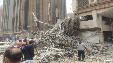 Iran : un immeuble de 10 étages s’effondre à Abadan faisant de nombreux morts et blessés