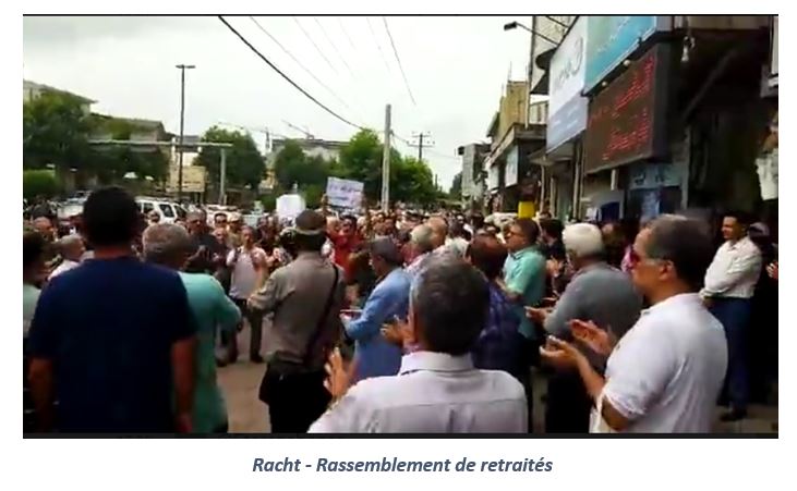 Iran – Les retraités poursuivent leurs manifestations et leurs grèves dans diverses villes