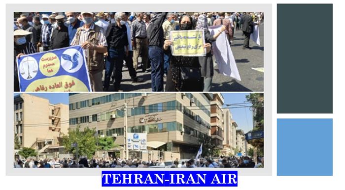 Manifestations des retraités à travers l’Iran
