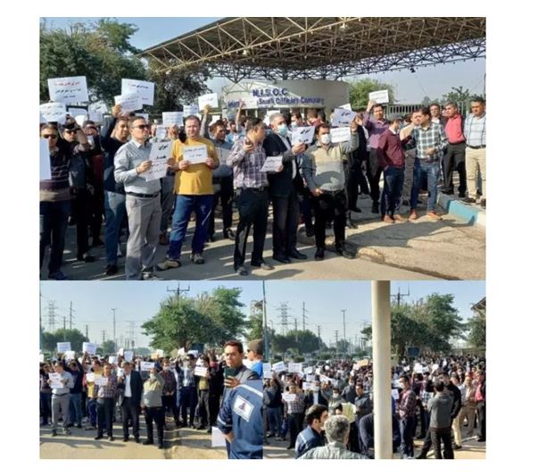 Iran – Au 93e jour du soulèvement, grève des travailleurs officiels de l’industrie pétrolière