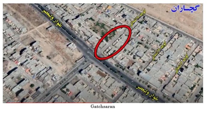 =Projection des portraits des dirigeants de la Résistance iranienne à Tabriz et Gatchsaran
