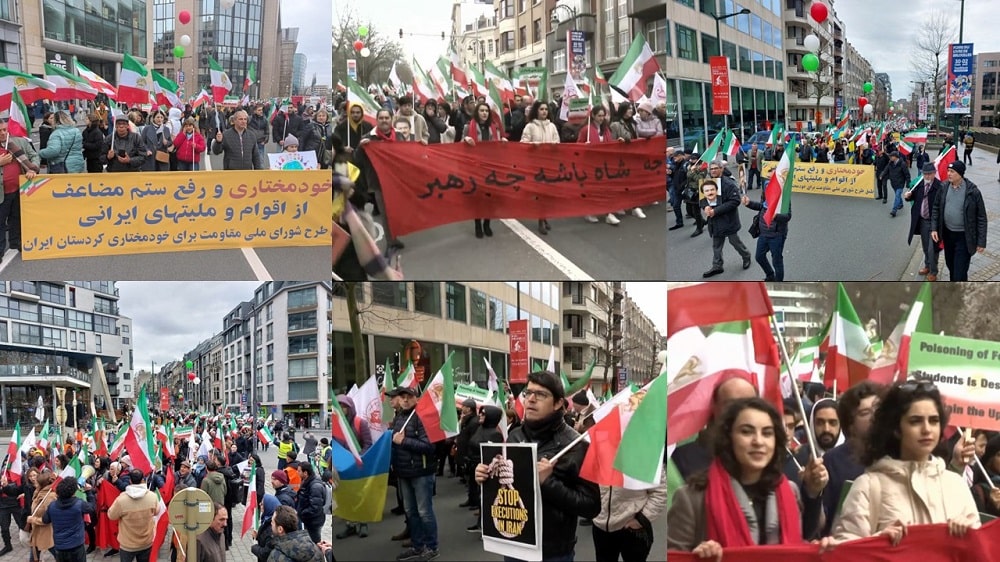 Reportage en direct : Le rassemblement du Norouz à Bruxelles appelle à la proscription des pasdaran et à une politique européenne décisive à l’égard de l’Iran