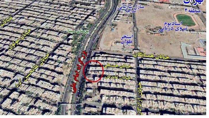 Iran : Projection des portraits des dirigeants de la Résistance iranienne à Téhéran