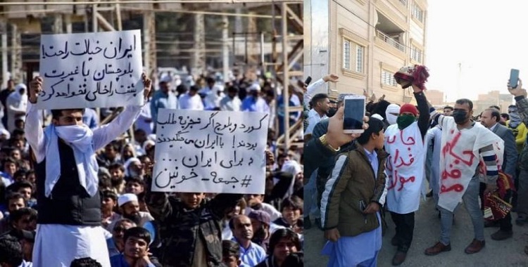 Manifestation à Zahedan « À bas Khamenei », « unité, révolution, liberté »