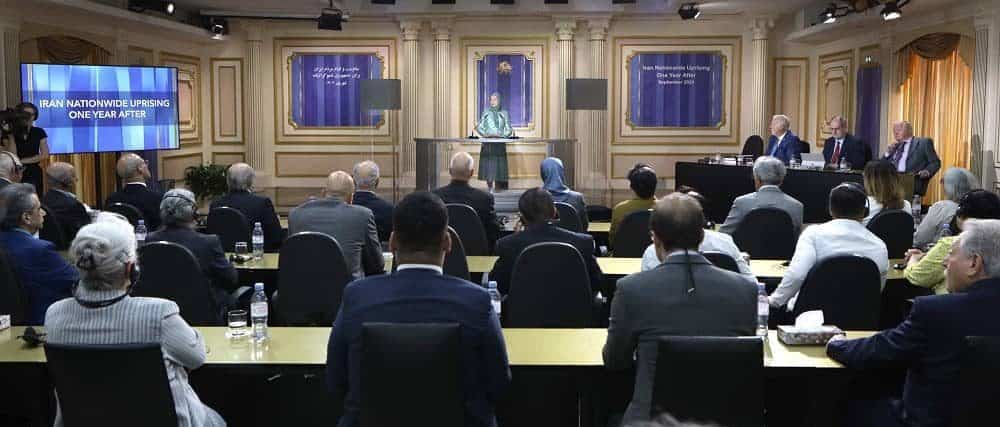 Une conférence du CNRI à Paris commémore l’anniversaire du soulèvement iranien de 2022