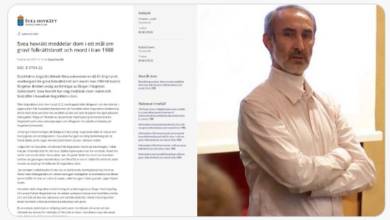 La Commission judiciaire du CNRI salue la décision de la Cour d’appel suédoise dans l’affaire Hamid Noury