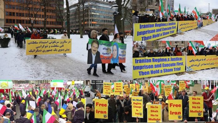 Iranian Resistance Supporters Commemorate 1979 Revolution Anniversary Worldwide