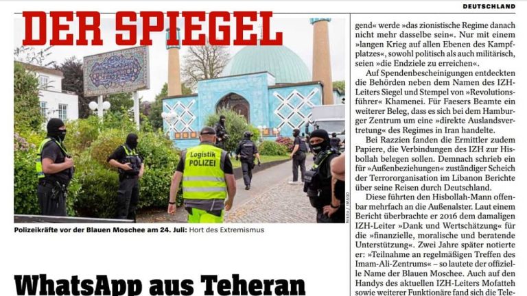 Un média allemand : la mosquée bleue de Hambourg au service du régime iranien