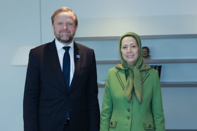La Sra. Maryam Rajavi se reunió con el Secretario General Adjunto del Consejo de Europa, Sr. Bjørn Berge