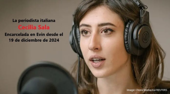 CNRI en Italia condena el secuestro de la periodista italiana Cecilia Sala por parte del régimen clerical