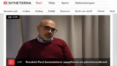 Un média suédois révèle les activités d’un agent d’influence iranien, Rouzbeh Parsi