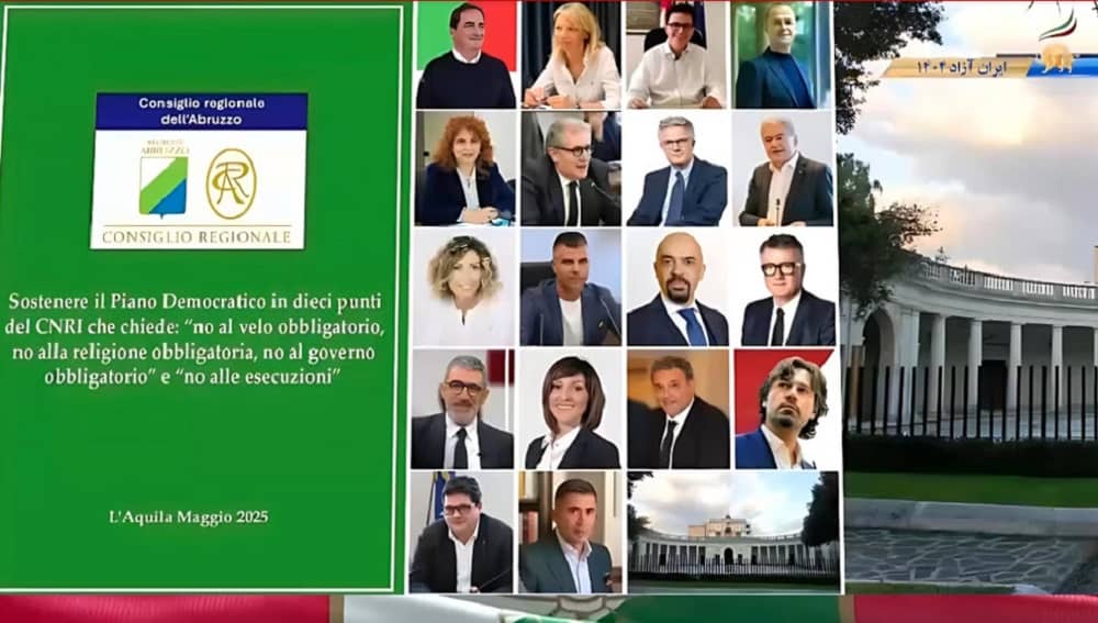 Le Parlement régional des Abruzzes (Italie) approuve le plan en dix points de Maryam Radjavi pour un Iran libre