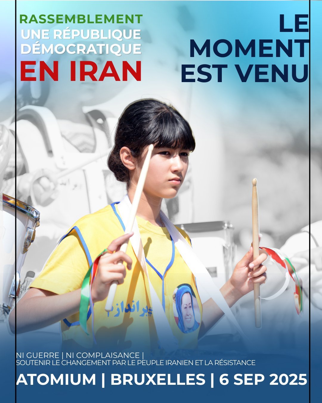 Rassemblement pour un Iran libre – Bruxelles, 6 septembre 2025
