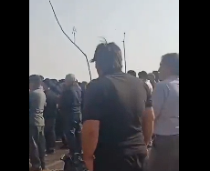 Iran : Grand rassemblement sur la tombe de Mehran Bahramian