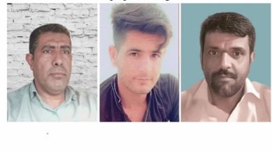 Confirmation des peines de mort des prisonniers politiques Farshad Etemadi-Far, Massoud Jame’i et Alireza Merdassi