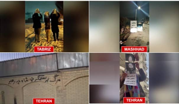 Les unités de résistance : 9 projections murales et 208 activités à Téhéran, Zahedan et dans des dizaines d’autres villes en Iran