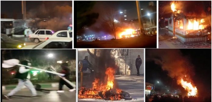 Iran – Onzième jour du soulèvement : Déferlement de feu à Machhad et combat sanglant à Lordegan